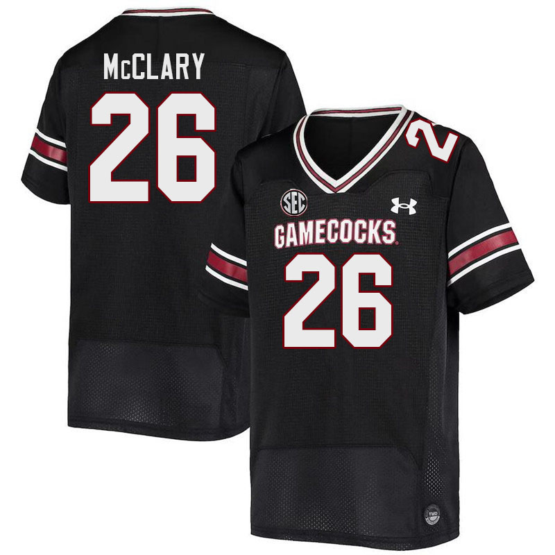 Men #26 Isaiah McClary South Carolina Gamecocks College Football Jerseys Stitched-Black